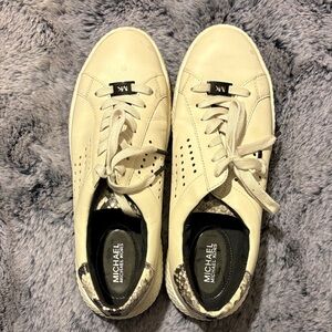 Michael Kors Cream Sneakers